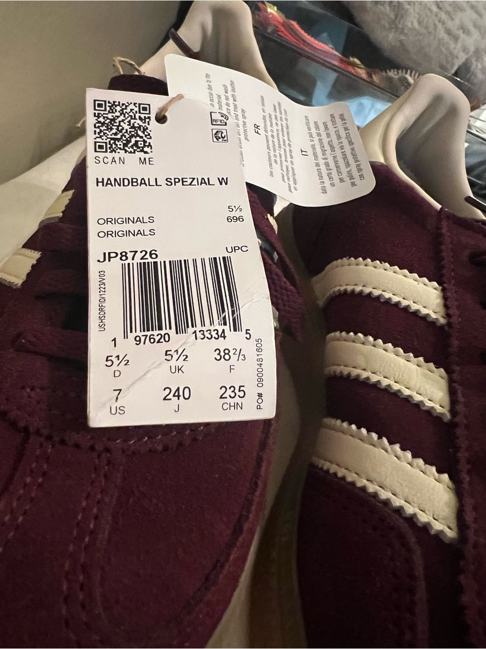 New With Tags Women’s Adidas Handball Spezial Sneakers - Picture 3 of 10